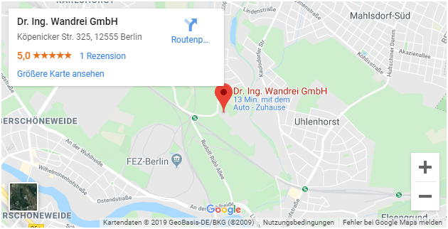 Dr. Ing. Wandrei GmbH - Standort Berlin